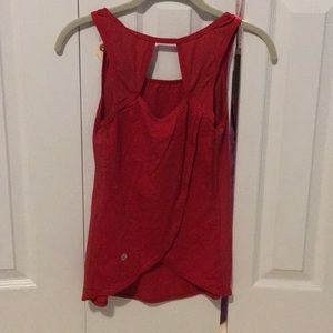 lululemon athletica Tops - Red open back tank top sz 4 57629 lululemon athletica Tops - Red open back tank top sz 4 57629